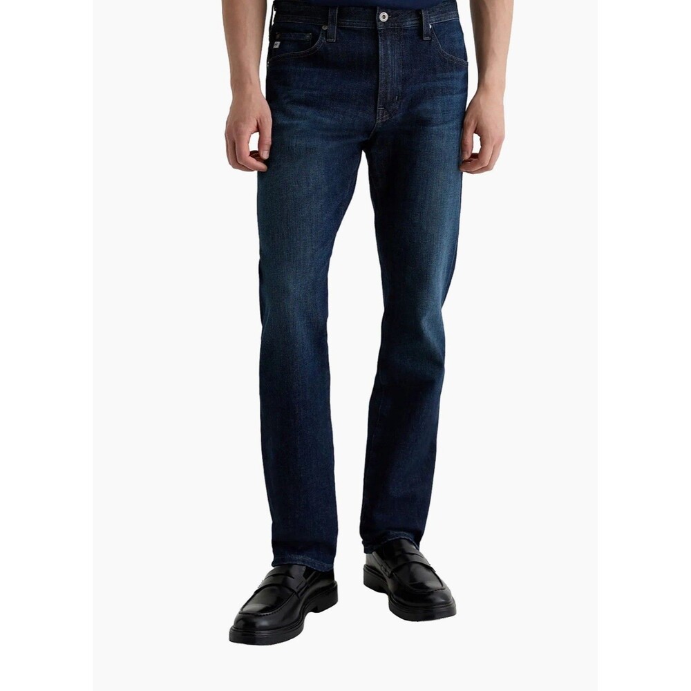 AG Everett Slim Straight Jeans 36x32 Dark Wash Japanese Fabric